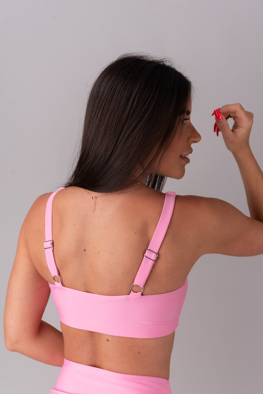 Shell Queen Top Raspberry