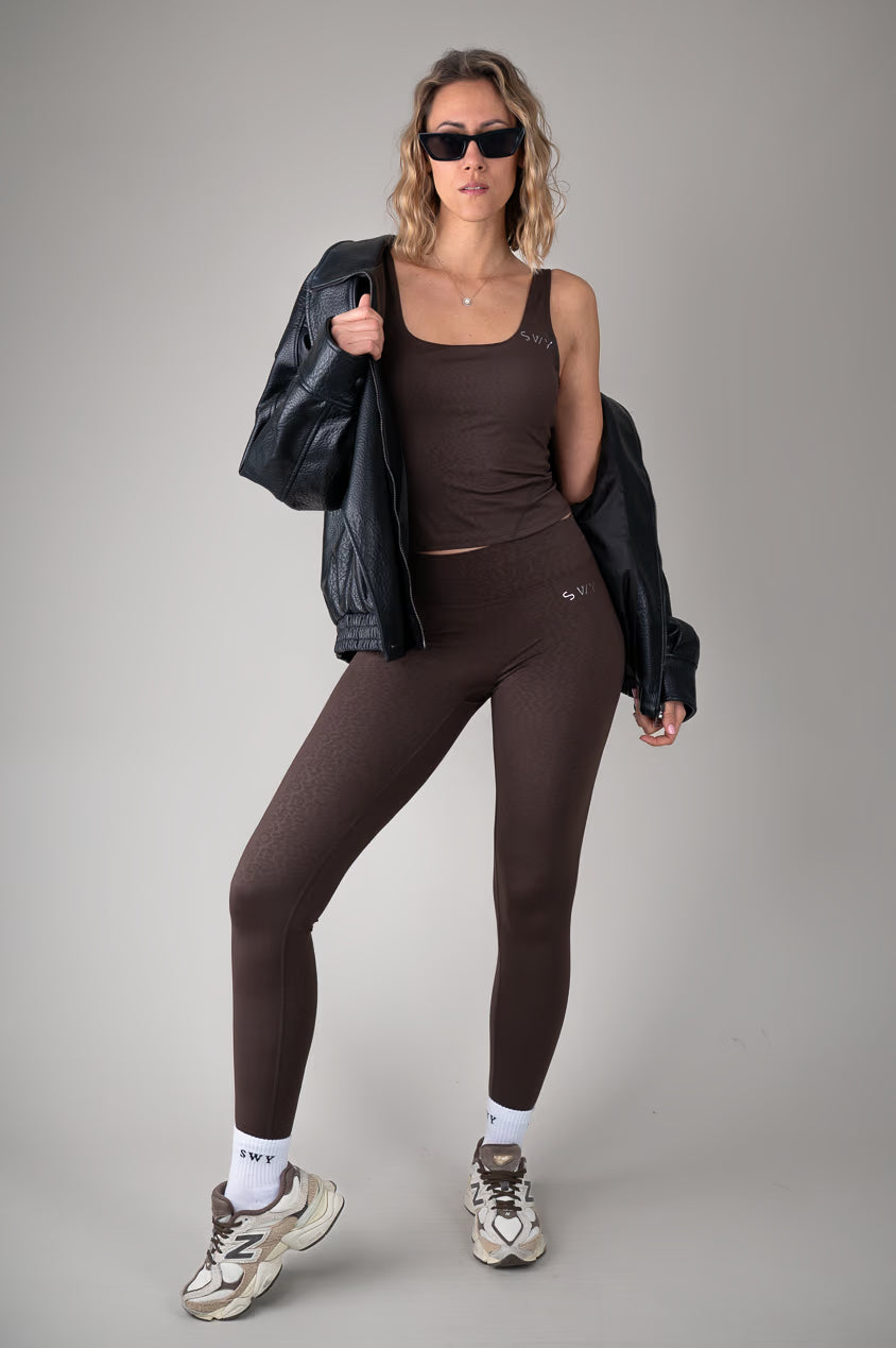 Leopard No Scrunch Leggings