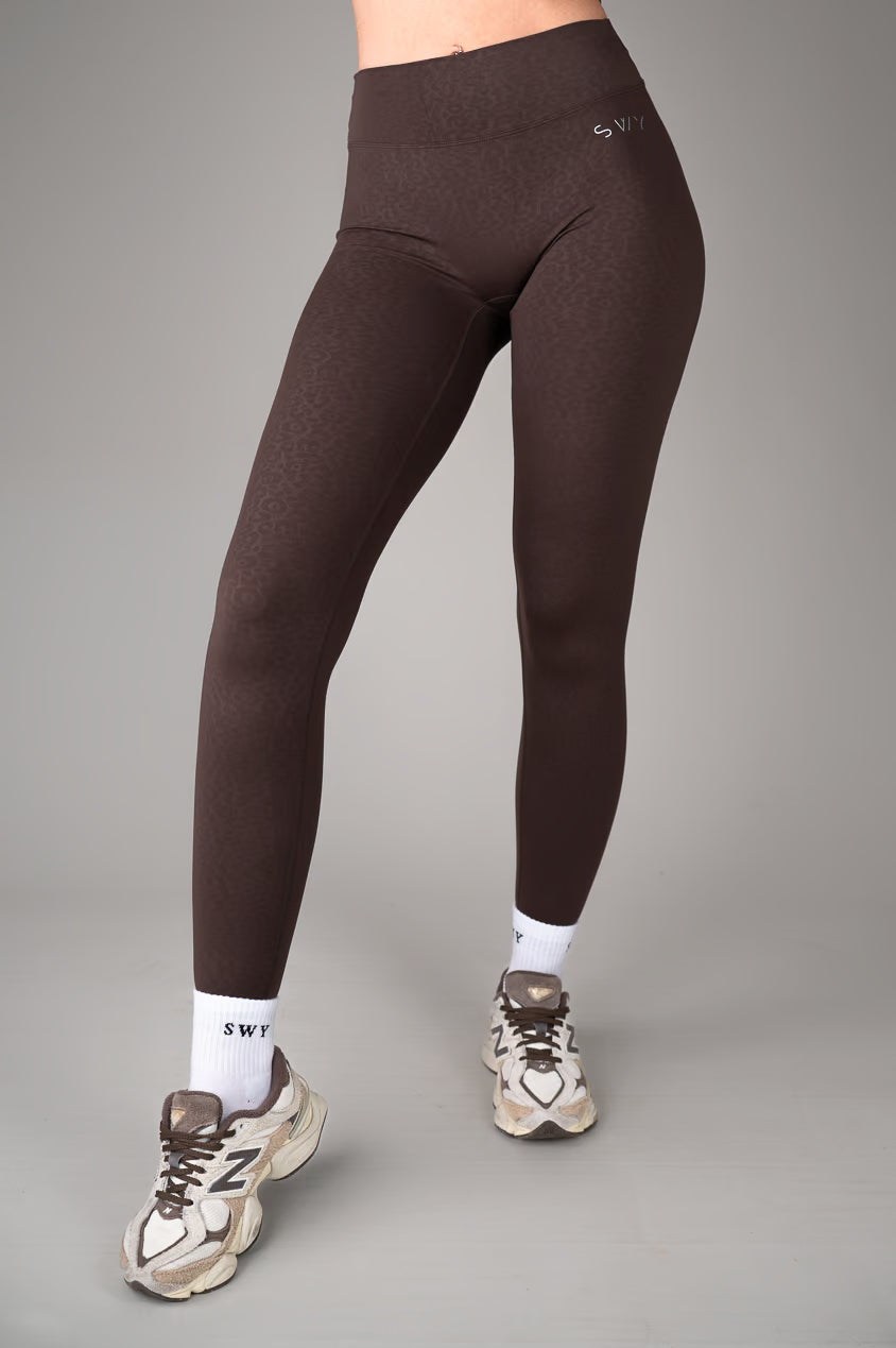 Leopard No Scrunch Leggings