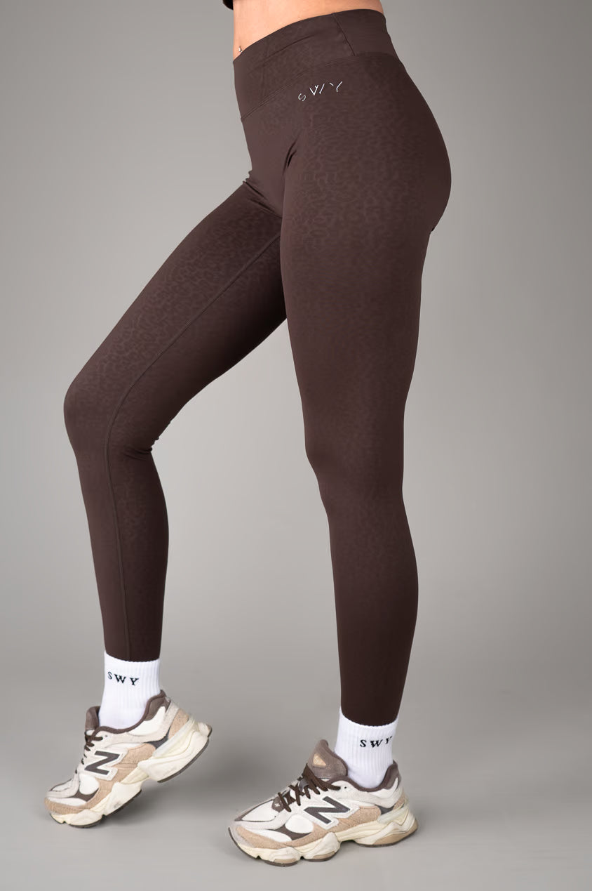Leopard No Scrunch Leggings