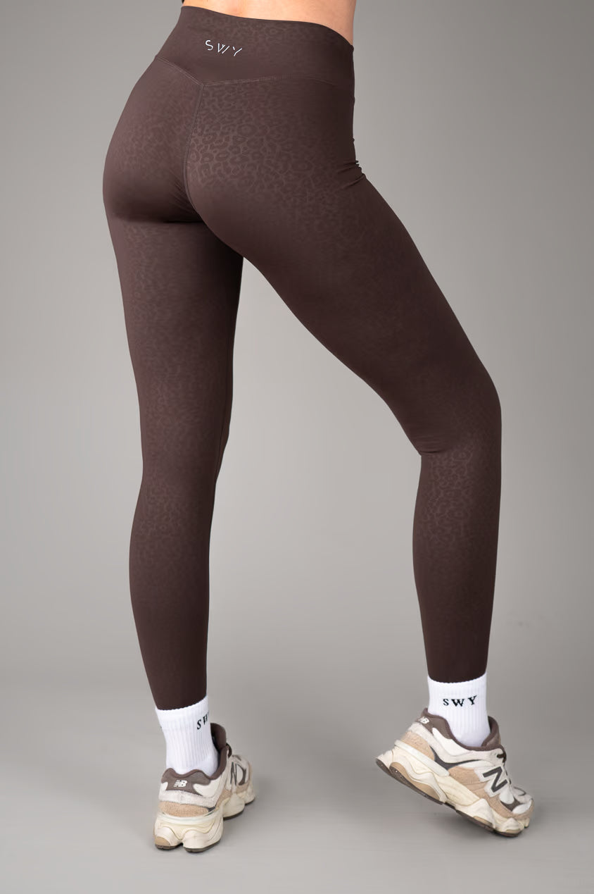Leopard No Scrunch Leggings